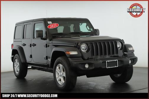 Black Clearcoat 2021 Jeep Wrangler Unlimited Sport