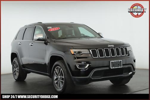 Diamond Black Crystal Pearlcoat 2022 Jeep Grand Cherokee Limited