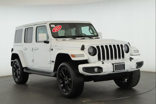 Bright White Clearcoat 2022 Jeep Wrangler Unlimited High Altitude 4x4