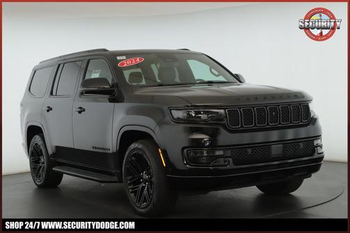 Diamond Black Crystal Pearlcoat 2024 Jeep Wagoneer Series II Carbide 4x4