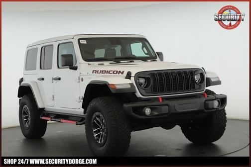 Bright White Clearcoat 2025 Jeep Wrangler Rubicon