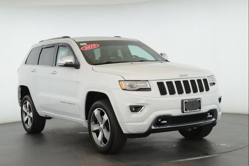 Bright White Clearcoat 2015 Jeep Grand Cherokee Overland