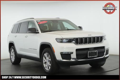 Bright White Clearcoat 2022 Jeep Grand Cherokee L Limited