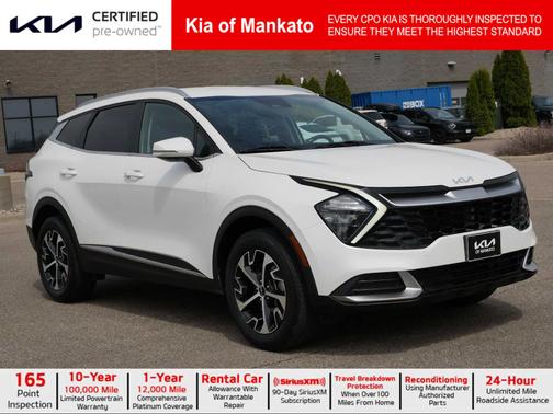 WHITE 2023 Kia Sportage Hybrid EX