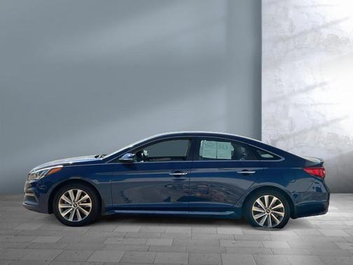 Lakeside Blue 2017 Hyundai SONATA Sport