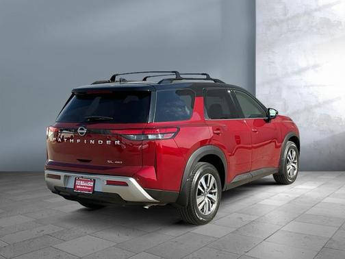 Scarlet Ember Tintcoat/Super Black 2023 Nissan Pathfinder SL 4WD
