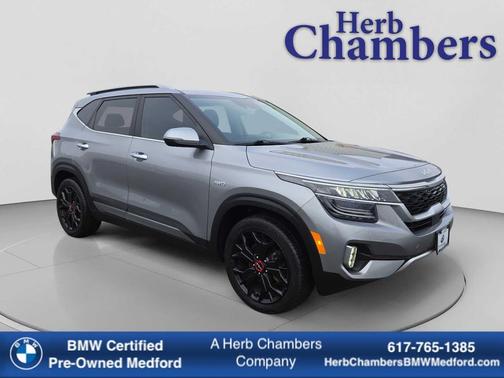 Steel Gray 2022 Kia Seltos SX Turbo