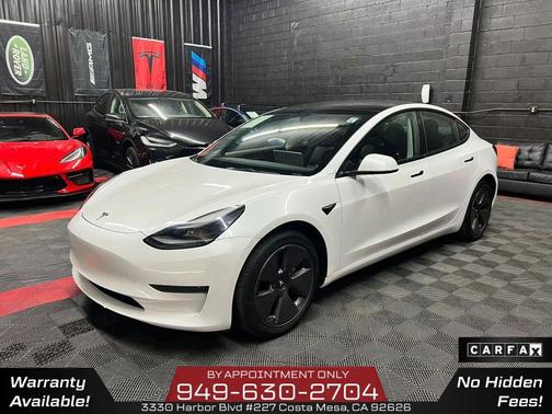 White 2023 Tesla Model 3 Standard Range