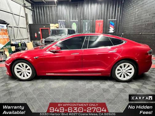 Red Multi-Coat 2017 Tesla Model S 75