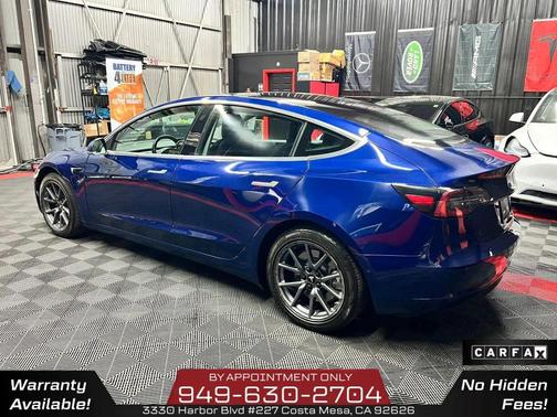 Blue 2018 Tesla Model 3 Long Range