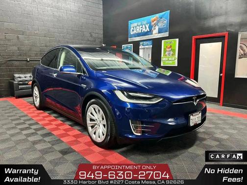 Deep Blue Metallic 2016 Tesla Model X 75D