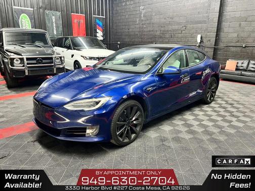 Blue 2017 Tesla Model S 75