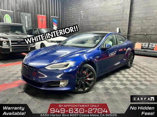 Blue 2017 Tesla Model S 75
