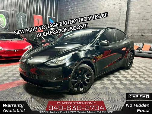 Solid Black 2020 Tesla Model Y Long Range Dual Motor All-Wheel Drive