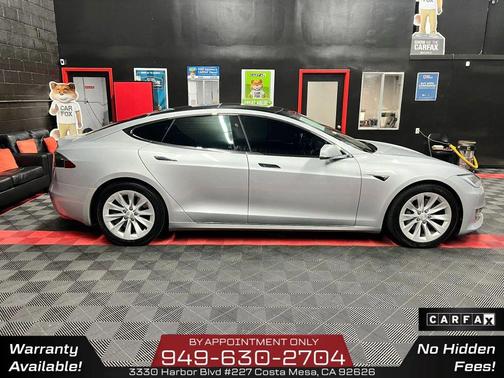 Silver 2017 Tesla Model S 90D