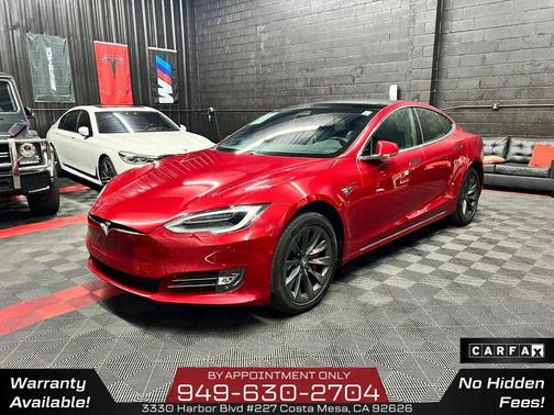 Red Multi-Coat 2018 Tesla Model S P100D