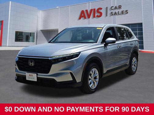 Solar Silver Metallic 2025 Honda CR-V LX AWD