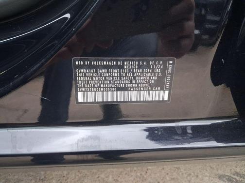 Deep Black Pearl 2025 Volkswagen Jetta 1.5T SE
