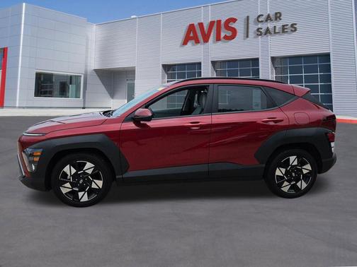 Red Metallic 2025 Hyundai KONA SEL
