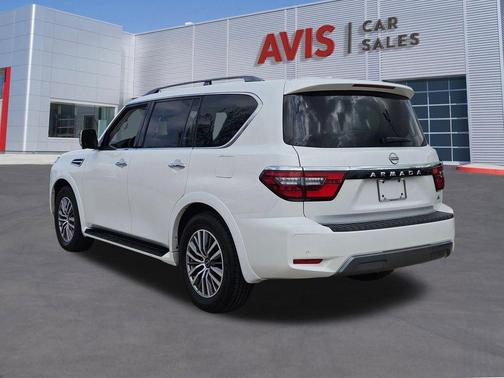 Aspen White Tricoat 2023 Nissan Armada SL 2WD