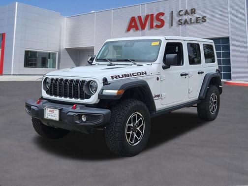 Bright White Clearcoat 2025 Jeep Wrangler Rubicon