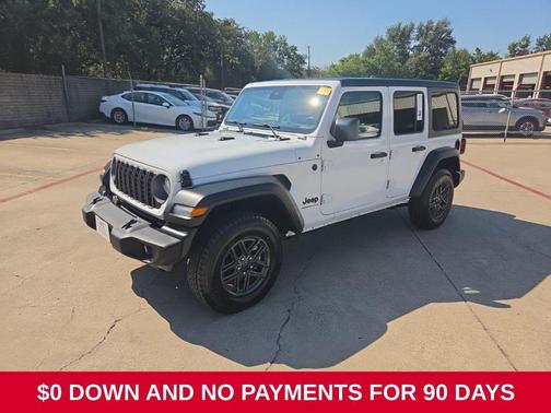Bright White Clearcoat 2025 Jeep Wrangler Sport S