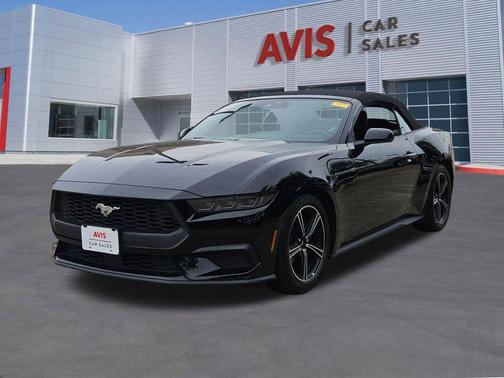 Shadow Black 2025 Ford Mustang EcoBoost Premium