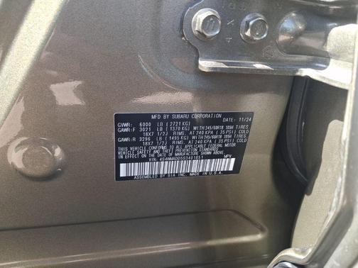 Green Metallic 2025 Subaru Ascent Premium 7-Passenger