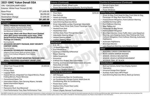 2021 GMC Yukon Denali