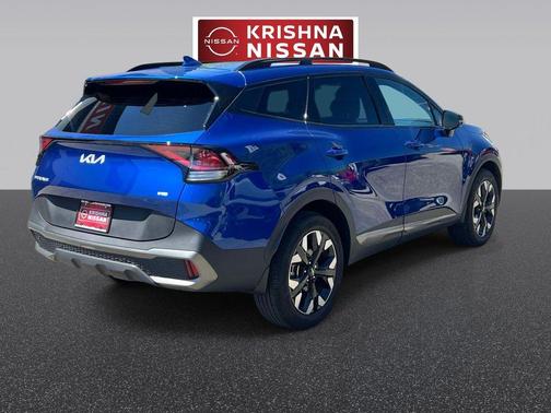 Sapphire Blue 2023 Kia Sportage X-Line