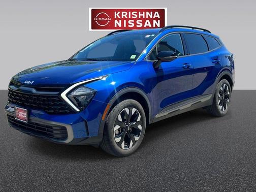 Sapphire Blue 2023 Kia Sportage X-Line