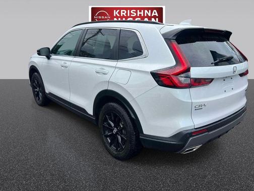 White 2025 Honda CR-V Hybrid Sport-L