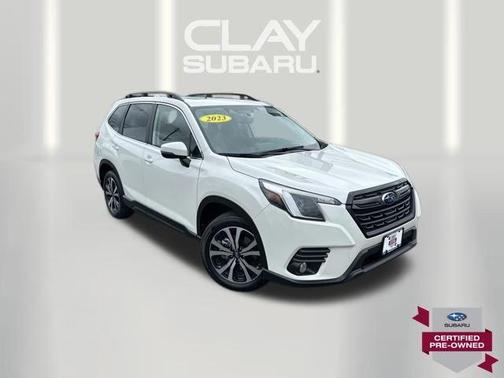 Crystal White Pearl 2023 Subaru Forester Limited