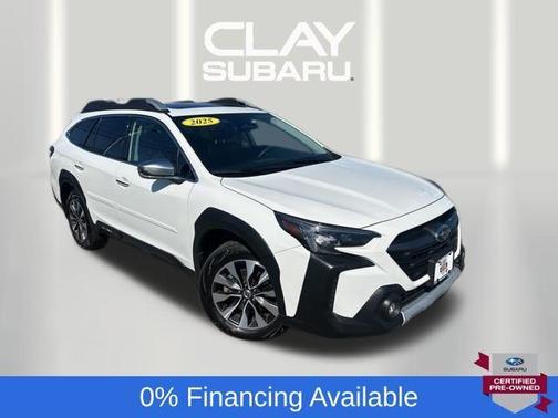 Crystal White Pearl 2025 Subaru Outback Touring