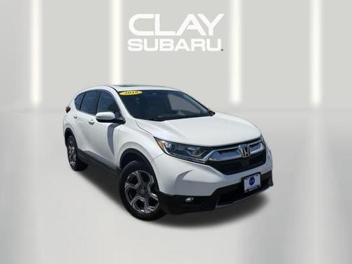 White 2018 Honda CR-V EX-L
