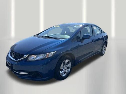 Dyno Blue Pearl 2013 Honda Civic LX