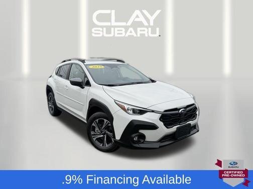 Crystal White Pearl 2025 Subaru Crosstrek Premium