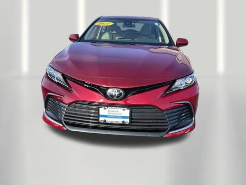 Red 2021 Toyota Camry LE