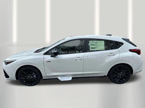 Crystal White Pearl 2025 Subaru Impreza RS Hatchback