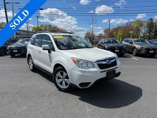 Satin White Pearl 2015 Subaru Forester 2.5i Premium