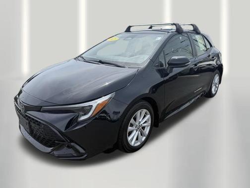 Midnight Black Metallic 2023 Toyota Corolla Hatchback SE