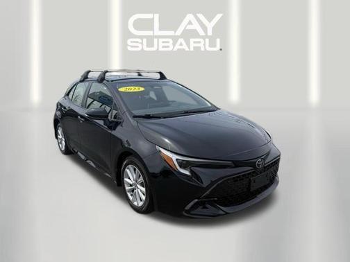 Midnight Black Metallic 2023 Toyota Corolla Hatchback SE