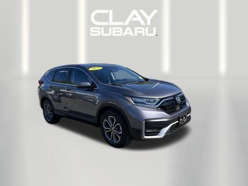 Gray 2021 Honda CR-V Hybrid EX-L
