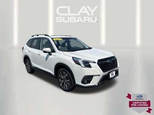 Crystal White Pearl 2023 Subaru Forester Limited