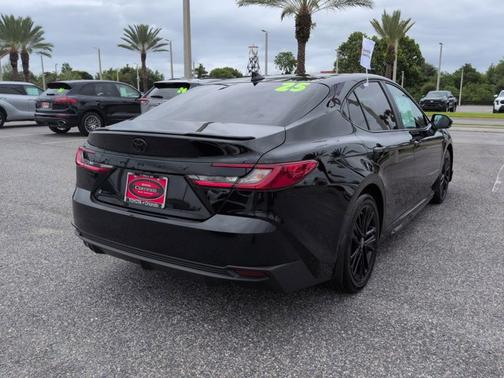 Midnight Black Metallic 2025 Toyota Camry SE