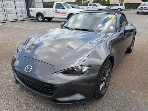 Machine Gray 2018 Mazda MX-5 Miata Grand Touring
