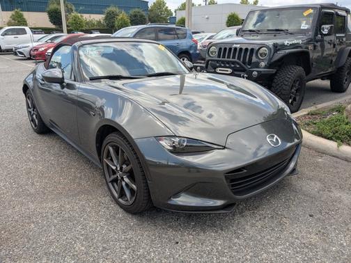 Machine Gray 2018 Mazda MX-5 Miata Grand Touring