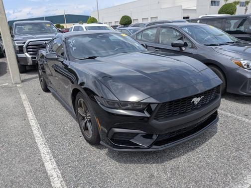 Shadow Black 2025 Ford Mustang EcoBoost