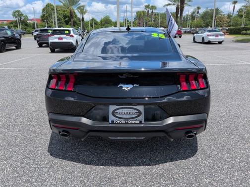 Shadow Black 2025 Ford Mustang EcoBoost