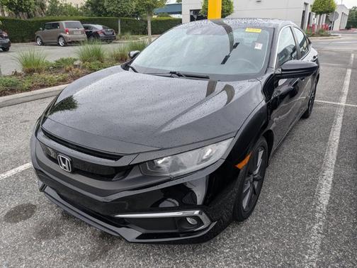 Black 2020 Honda Civic EX-L